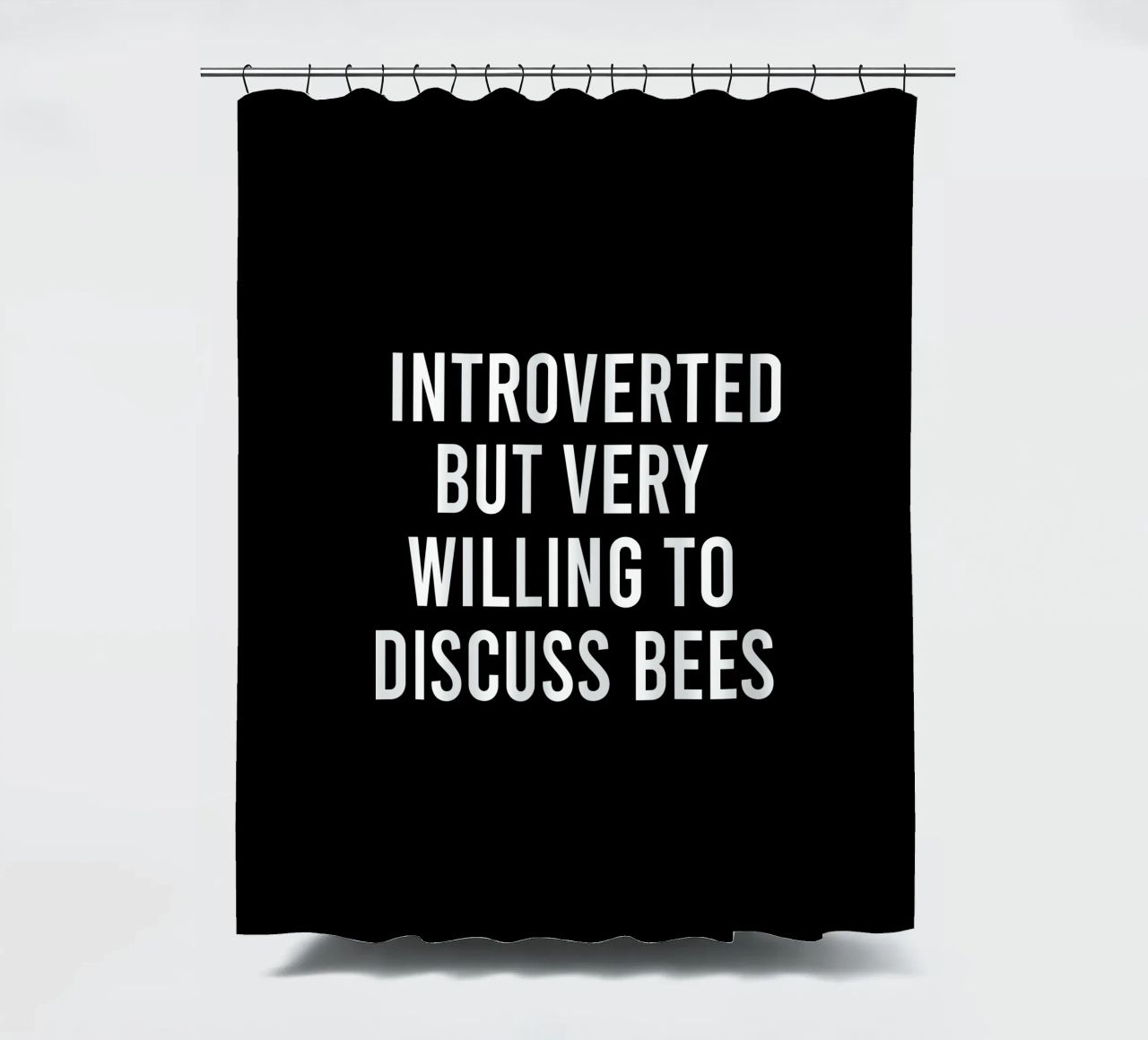 Introverted but very willing to discuss bees tenda da doccia da happieeagle