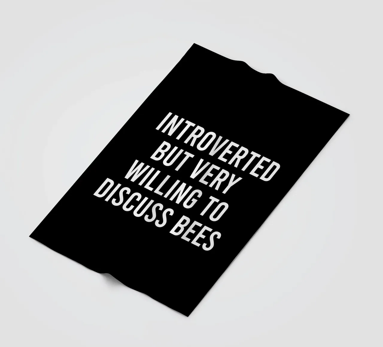 Introverted but very willing to discuss bees plaid polaire de happieeagle