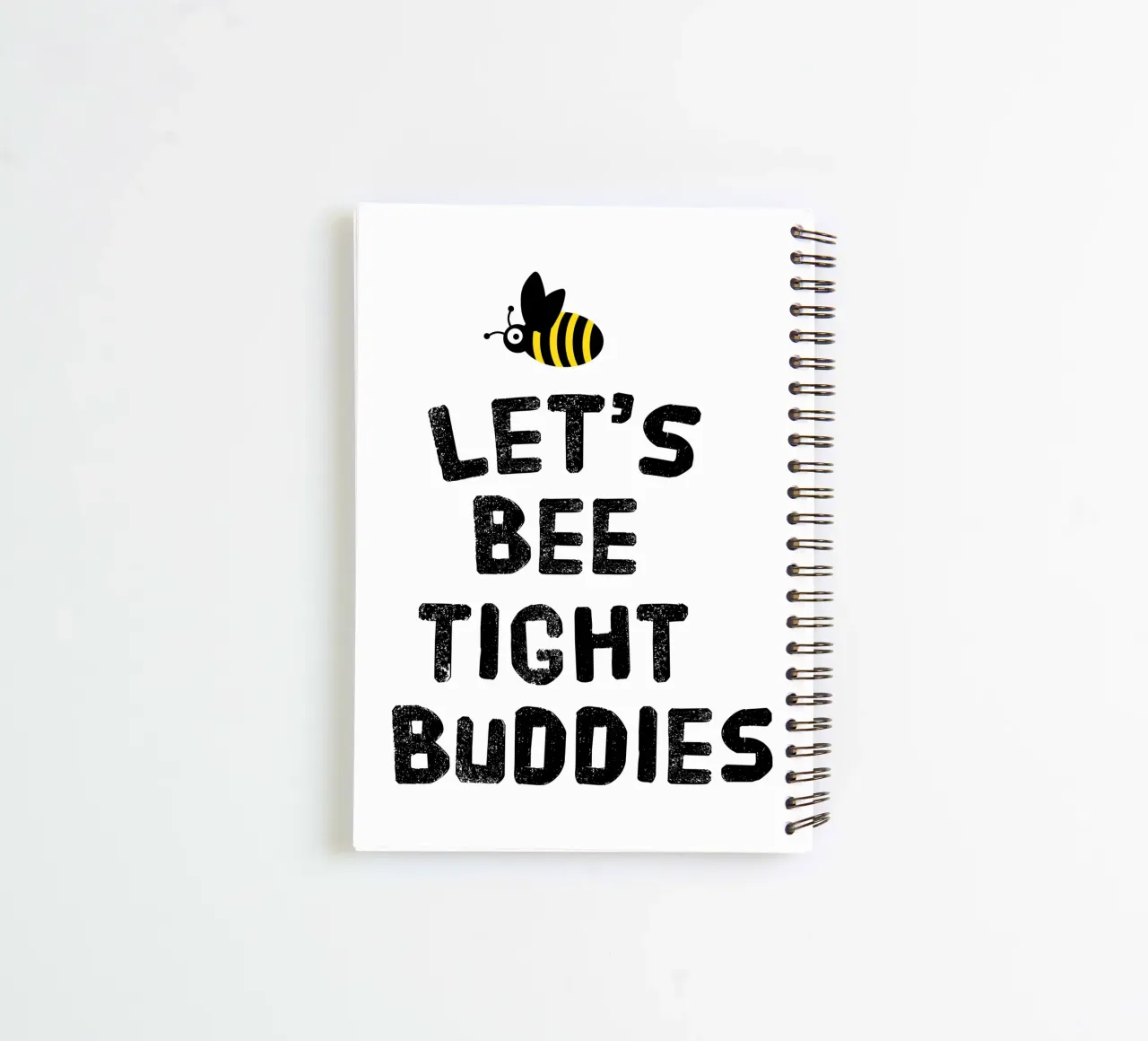 Let's bee tight buddies spiral notebook by happieeagle