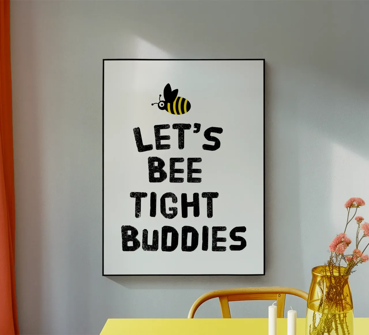 Let's bee tight buddies plexiglass da happieeagle