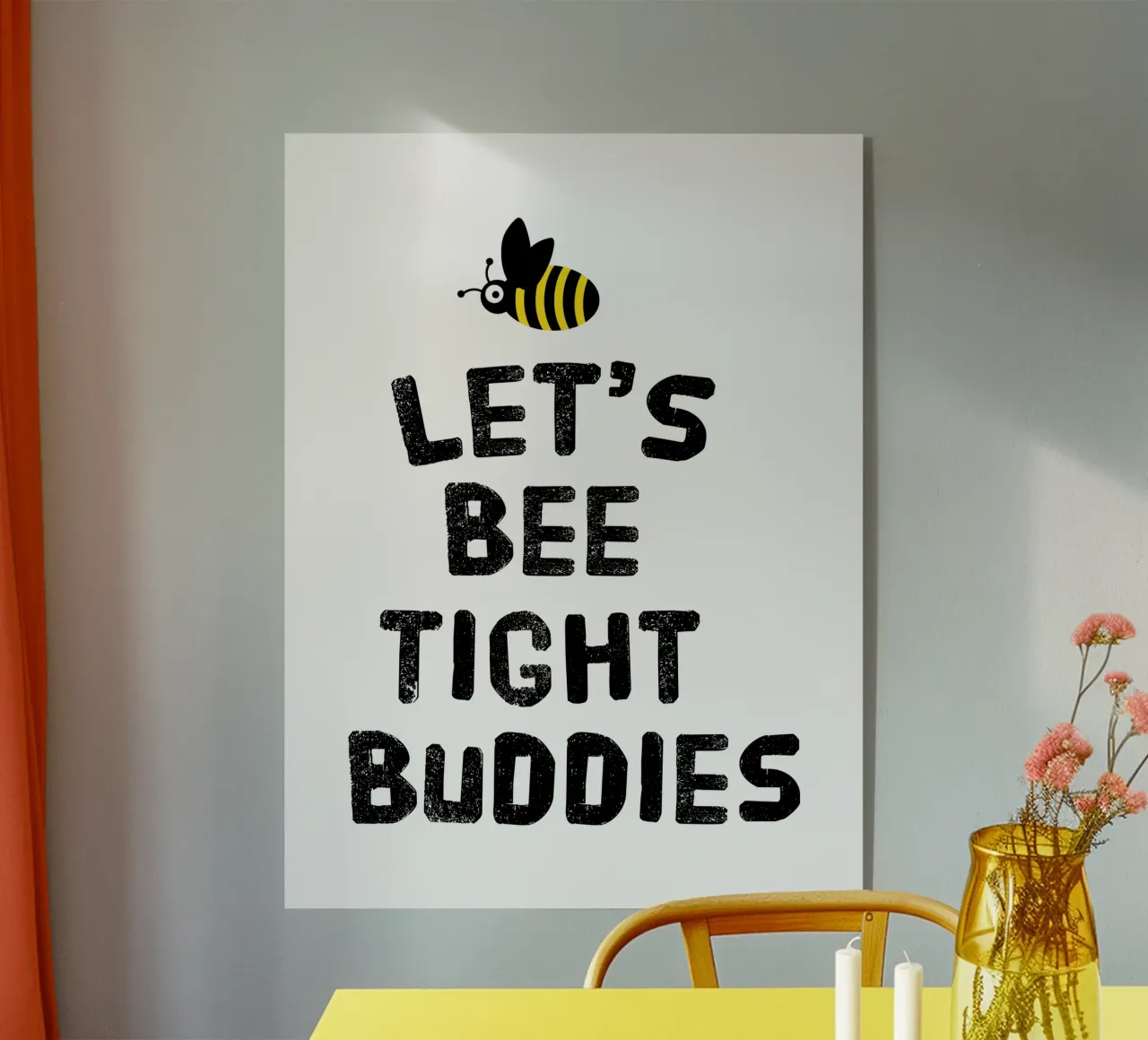 Let's bee tight buddies plexiglass da happieeagle