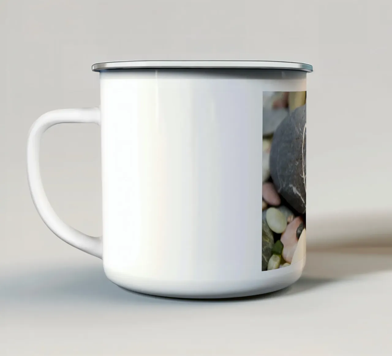 Amare la natura tazza in smalto da Teresa André
