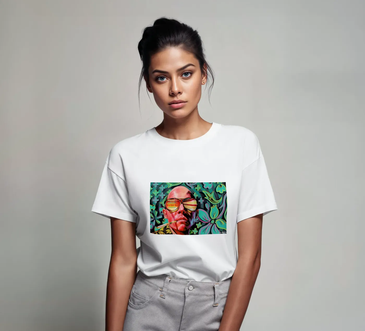 Flat t-shirt by Jared Yamahata