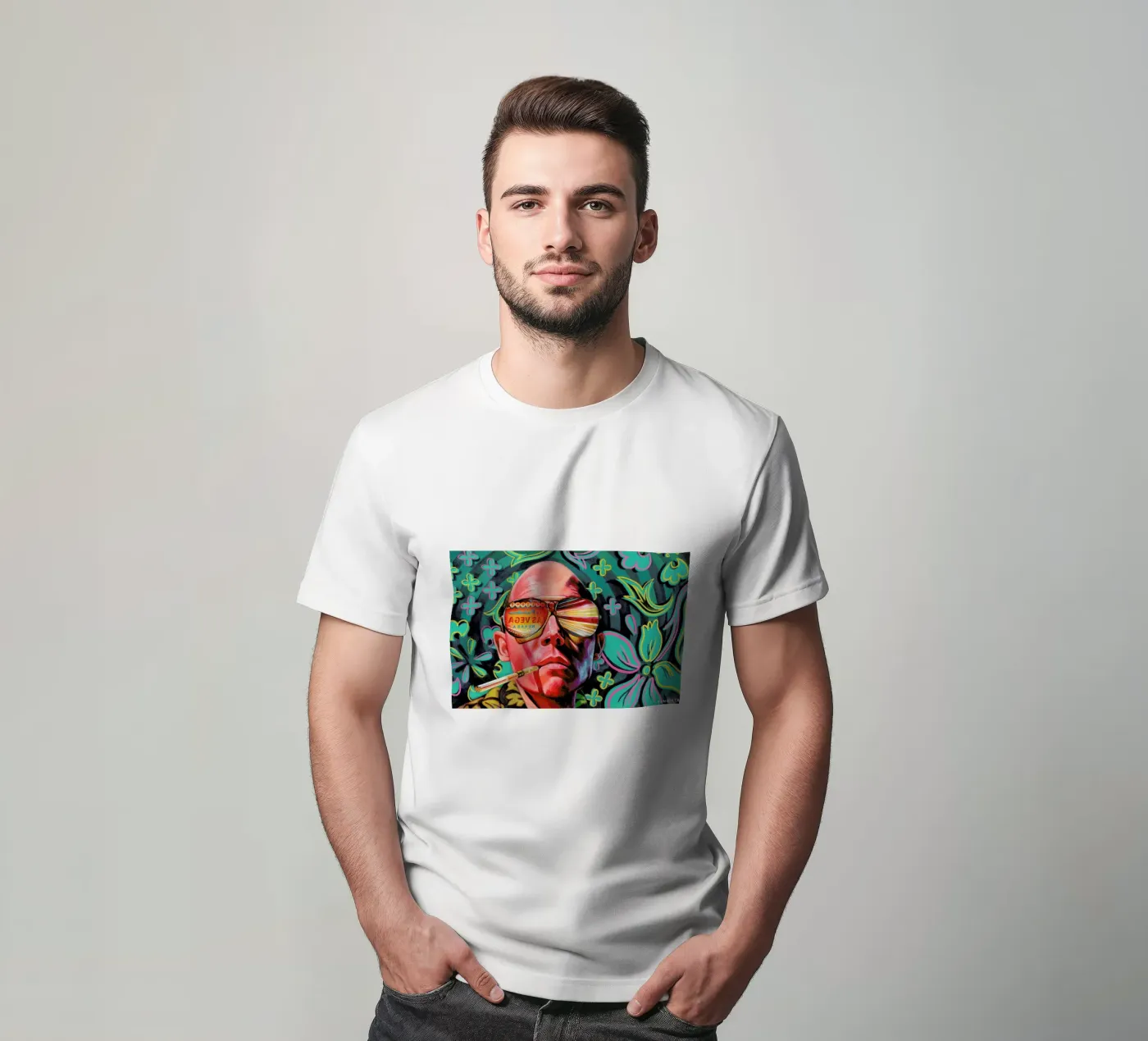 Flat t-shirt by Jared Yamahata