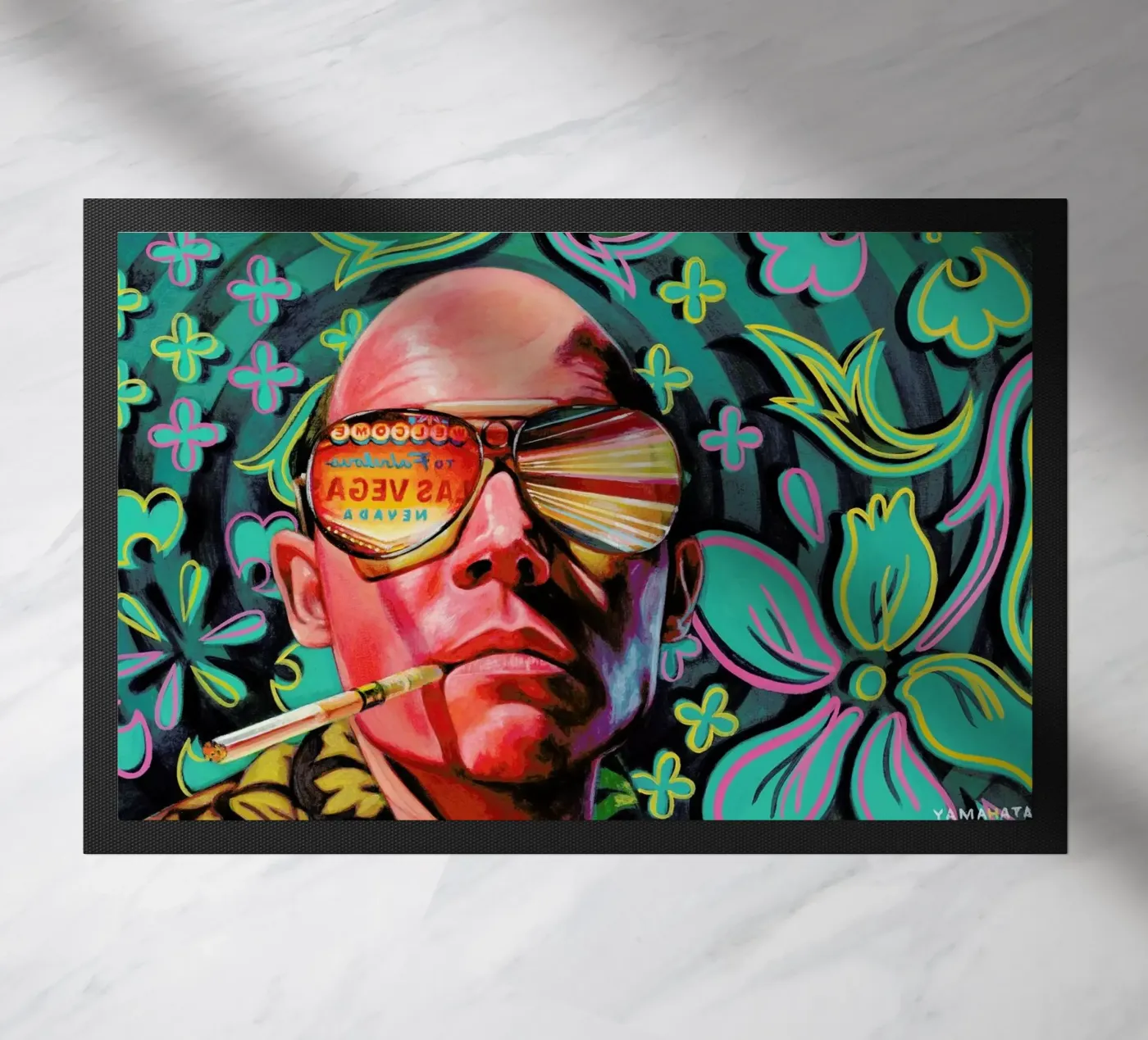 Flat deurmat van Jared Yamahata