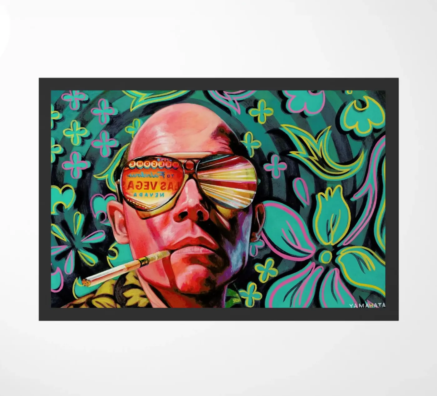 Flat Fußmatte von Jared Yamahata