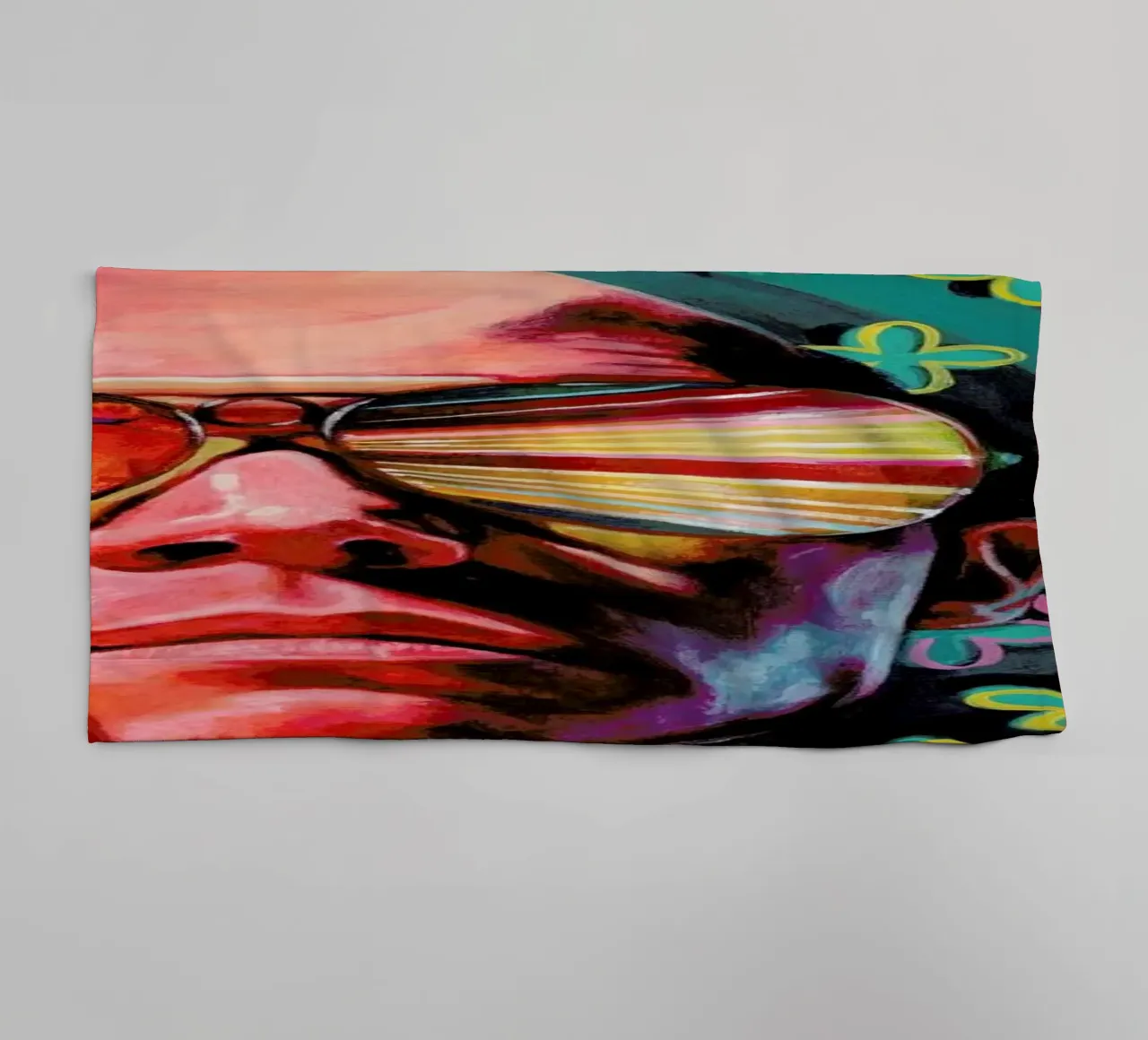 Flat Handtuch von Jared Yamahata