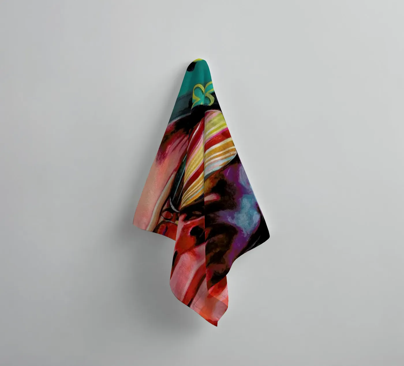 Flat badhanddoek van Jared Yamahata