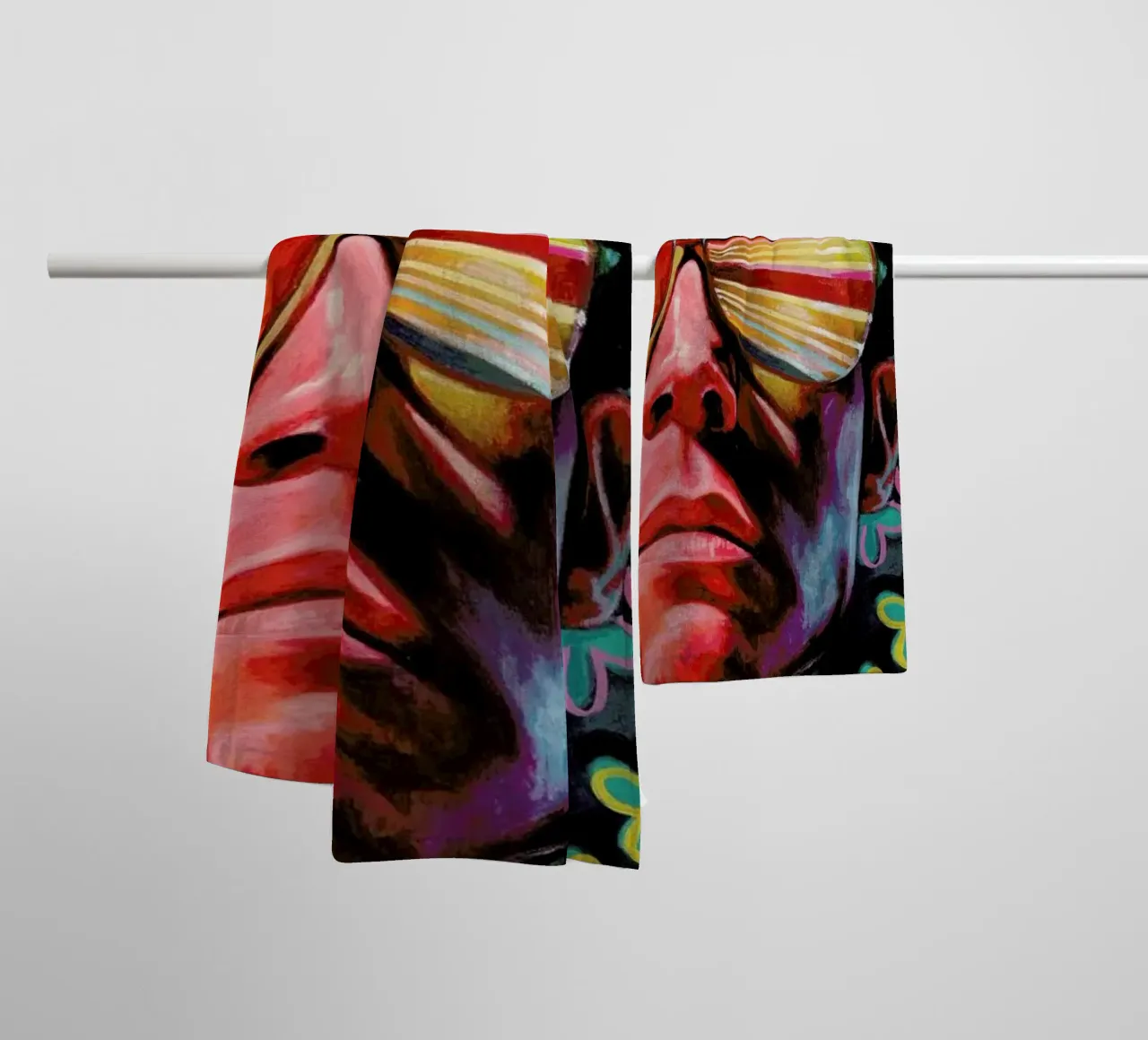 Flat Handtuch von Jared Yamahata