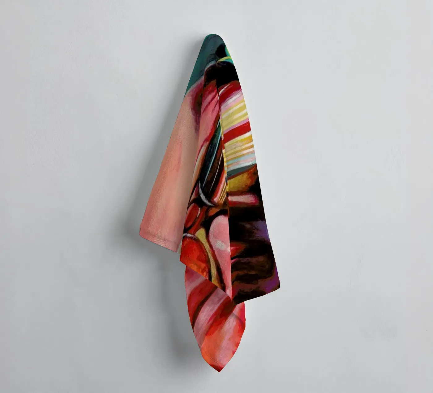 Flat badhanddoek van Jared Yamahata