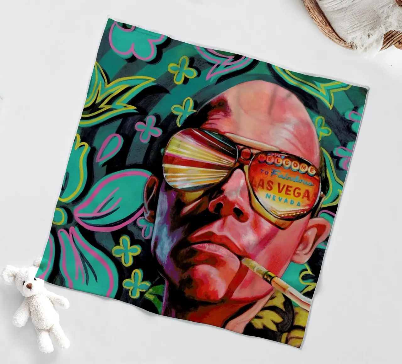 Flat Fleecedecke von Jared Yamahata