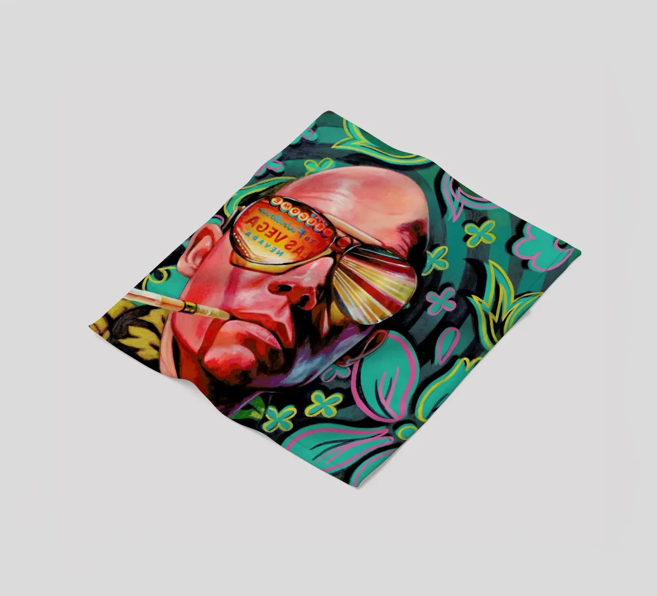 Flat Fleecedecke von Jared Yamahata