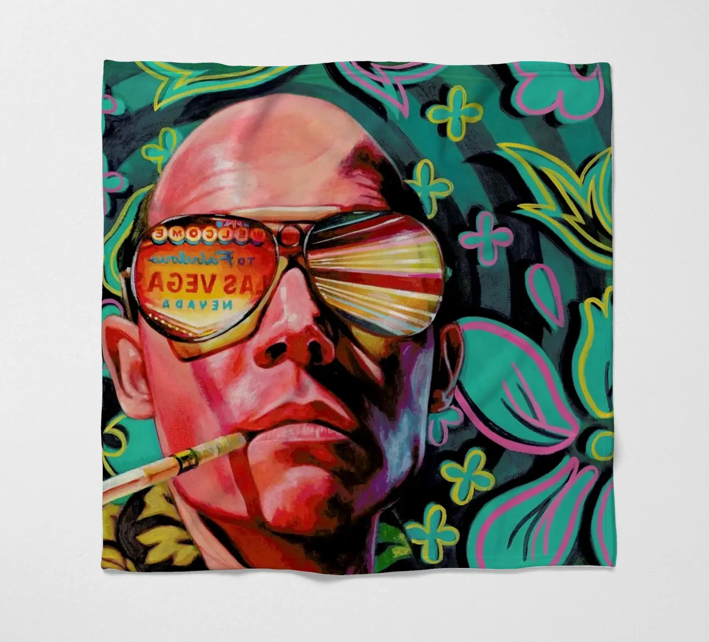 Flat Fleecedecke von Jared Yamahata
