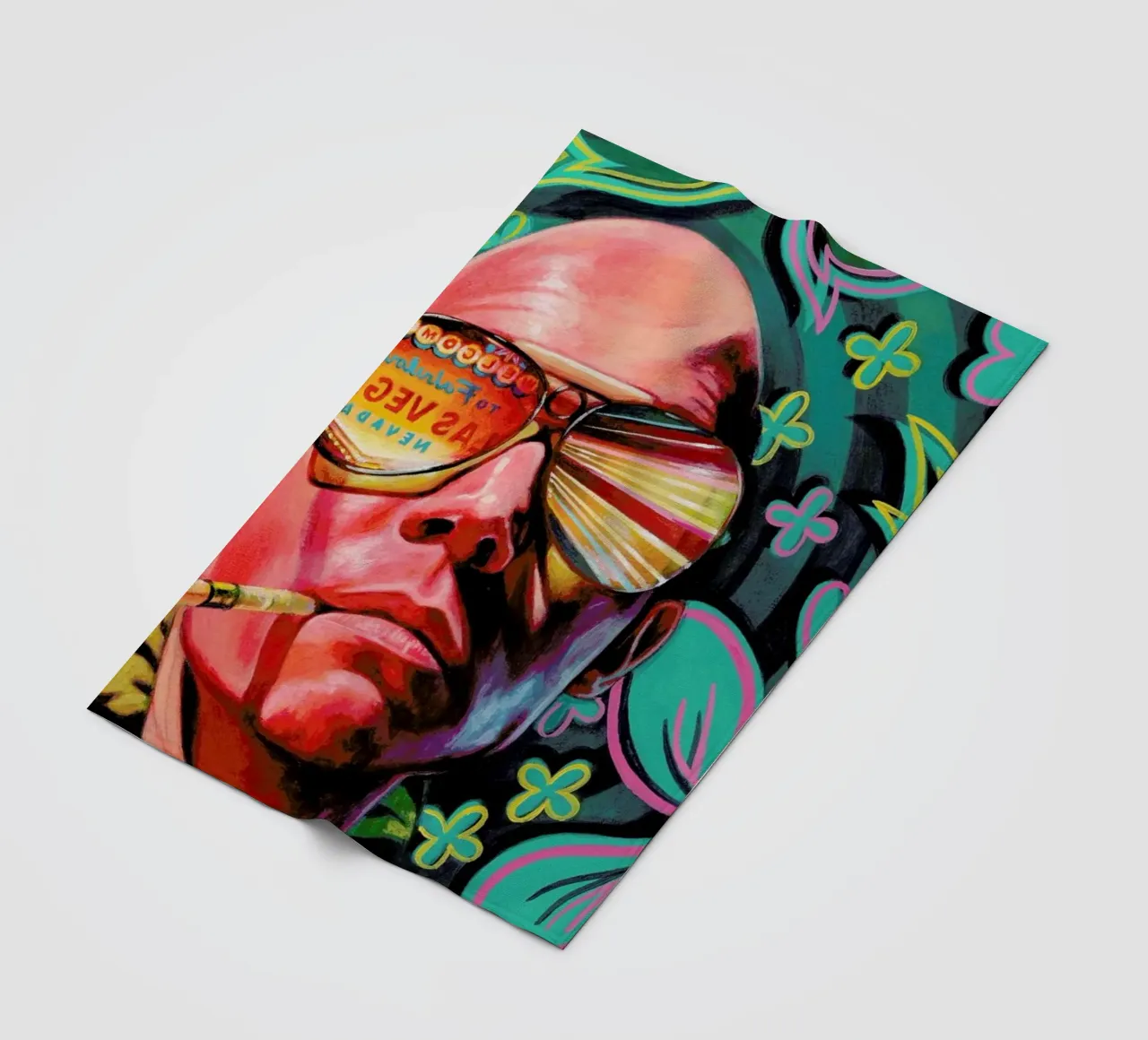 Flat Fleecedecke von Jared Yamahata