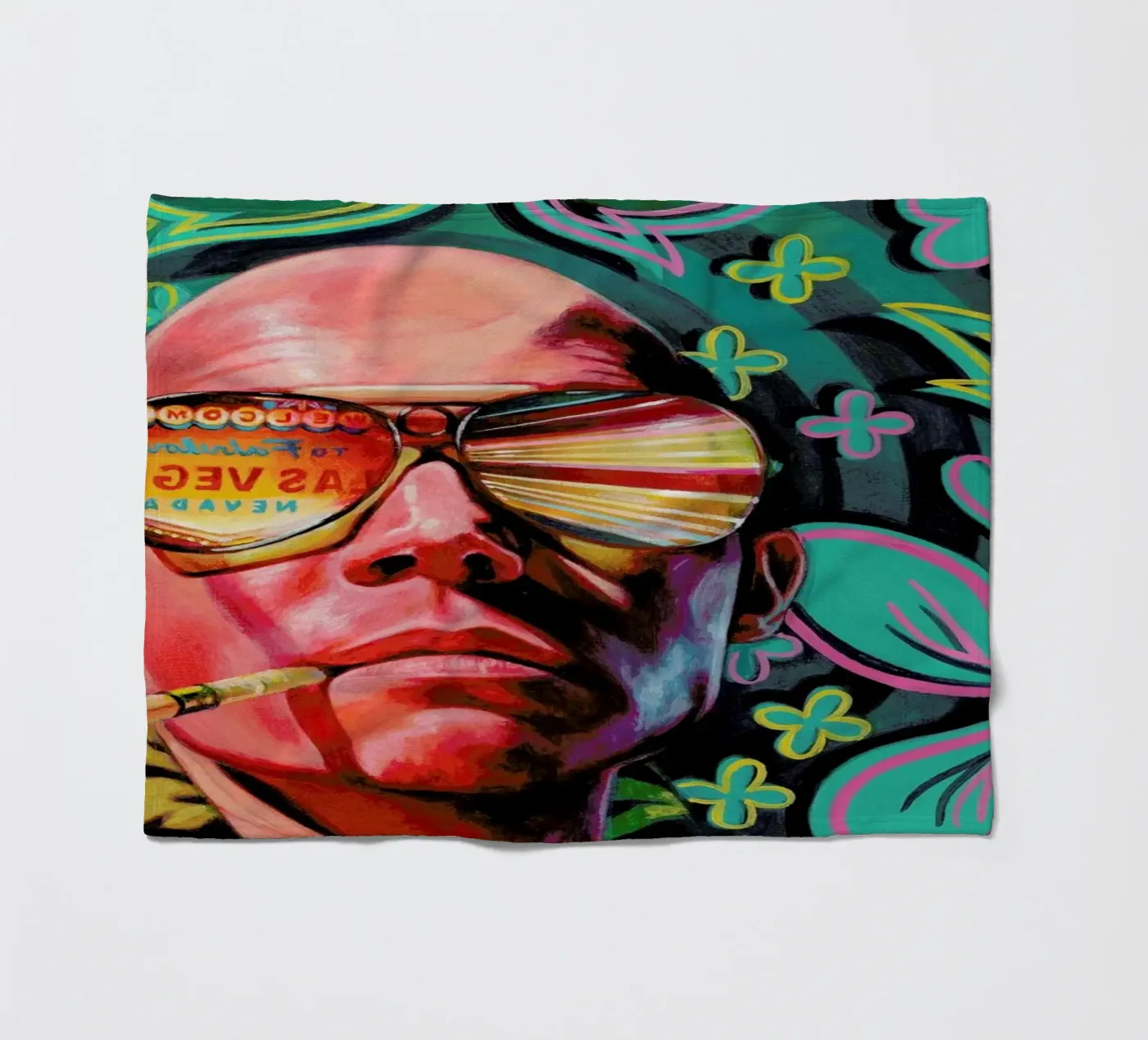 Flat Fleecedecke von Jared Yamahata