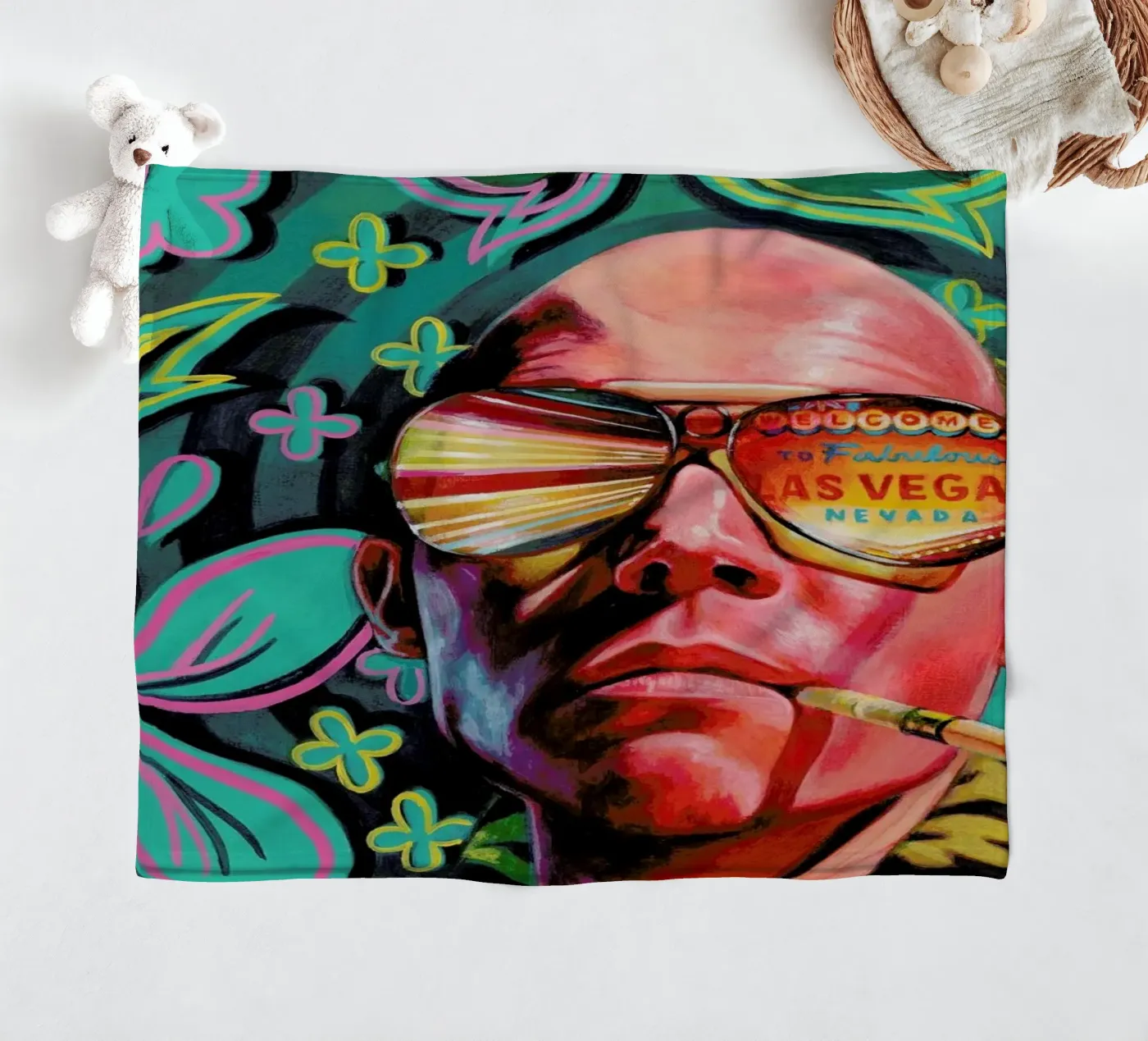 Flat fleecedeken van Jared Yamahata