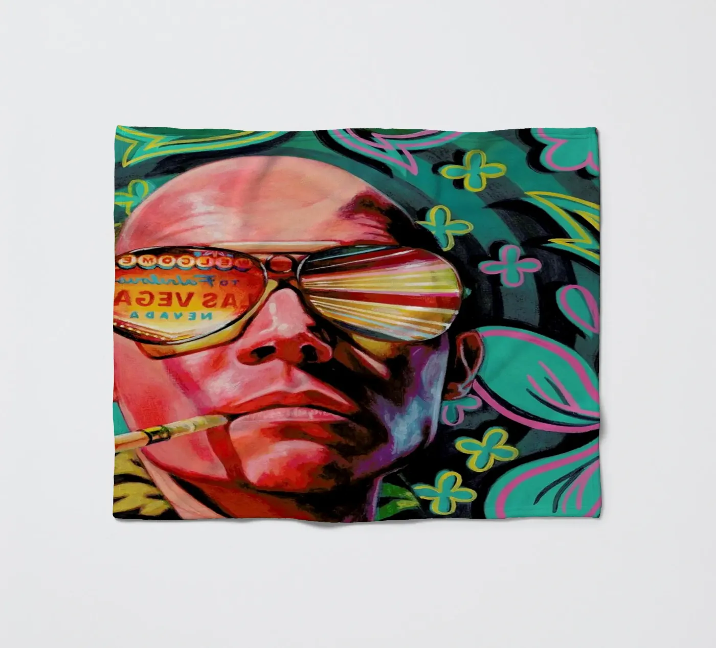Flat Fleecedecke von Jared Yamahata