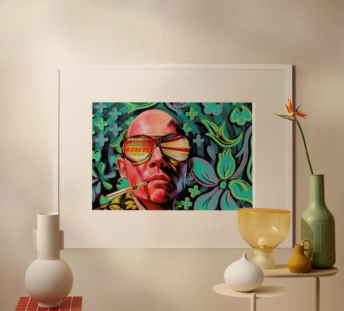 Flat Poster von Jared Yamahata