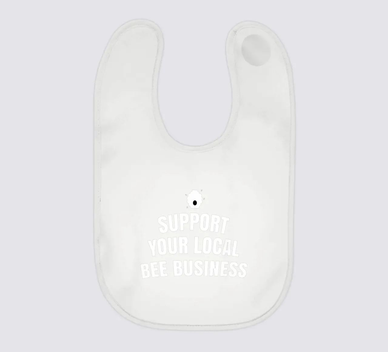 Support your local bee business bavaglino da happieeagle
