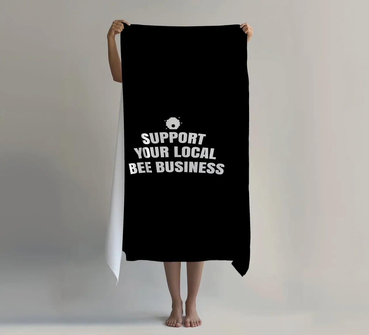 Support your local bee business telo mare da happieeagle