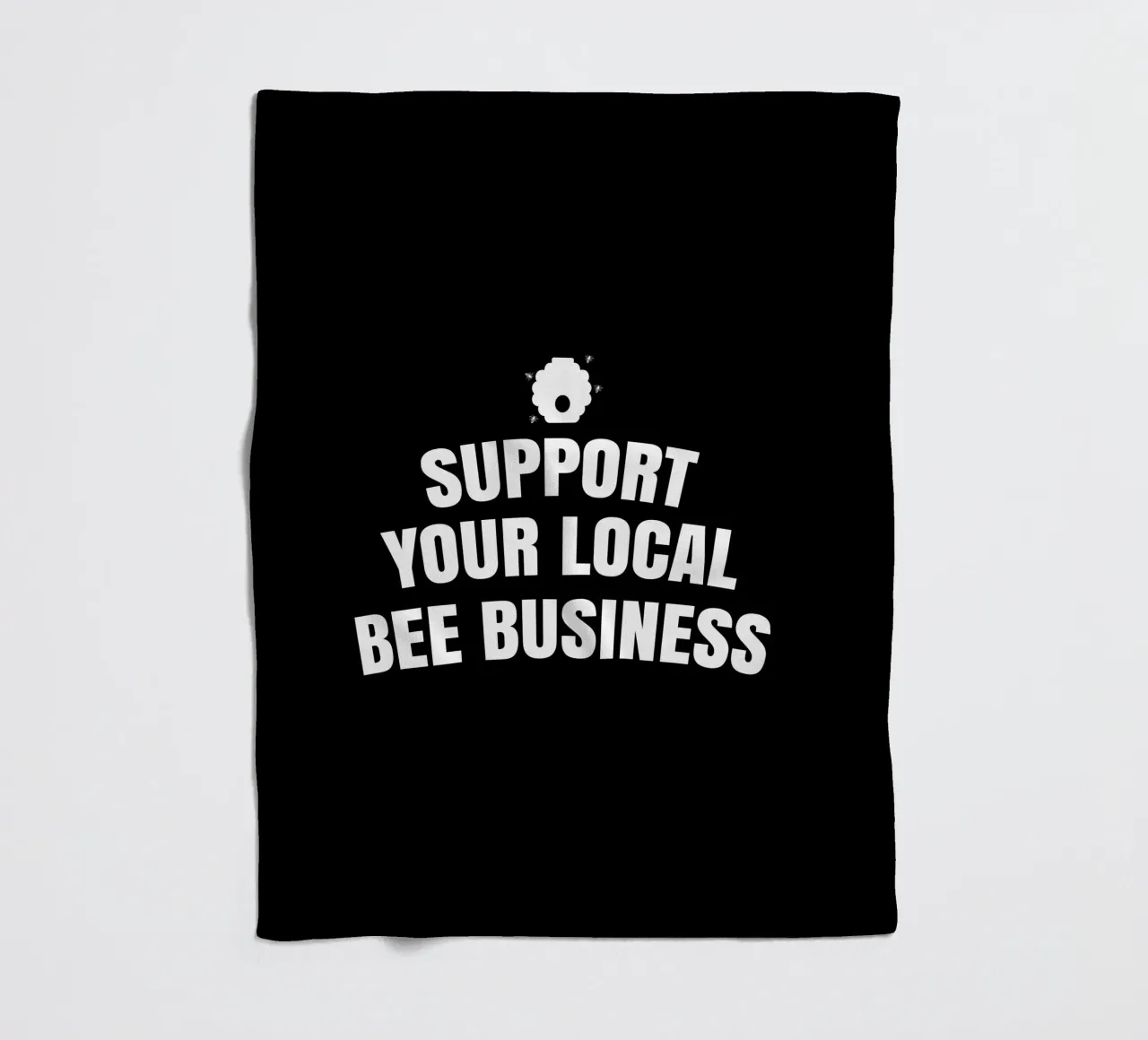 Support your local bee business coperta in pile da happieeagle