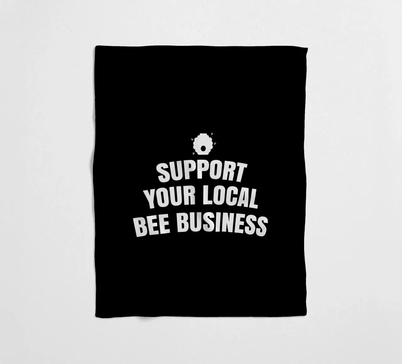 Support your local bee business coperta in pile da happieeagle
