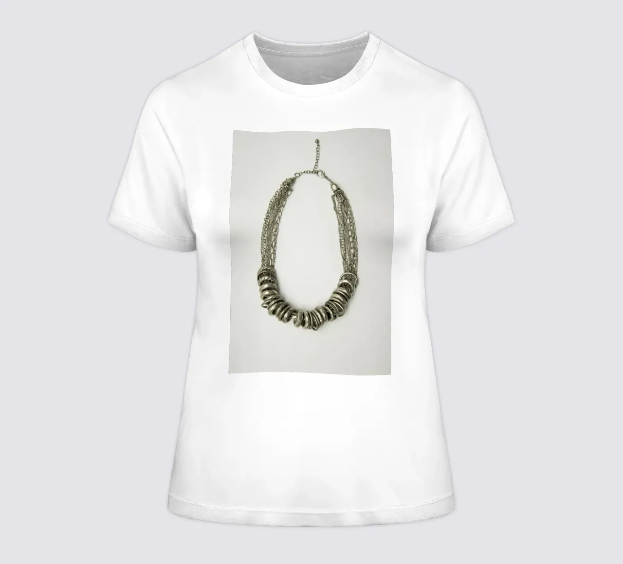 Collana in argento mongolo t-shirt da donna da Teresa André