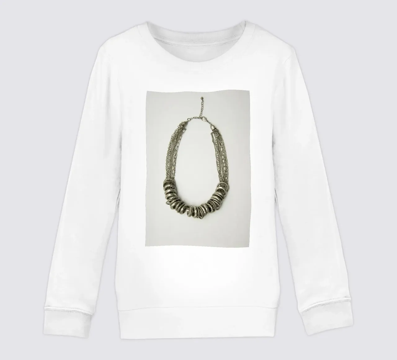 Collana in argento mongolo felpa bambino da Teresa André