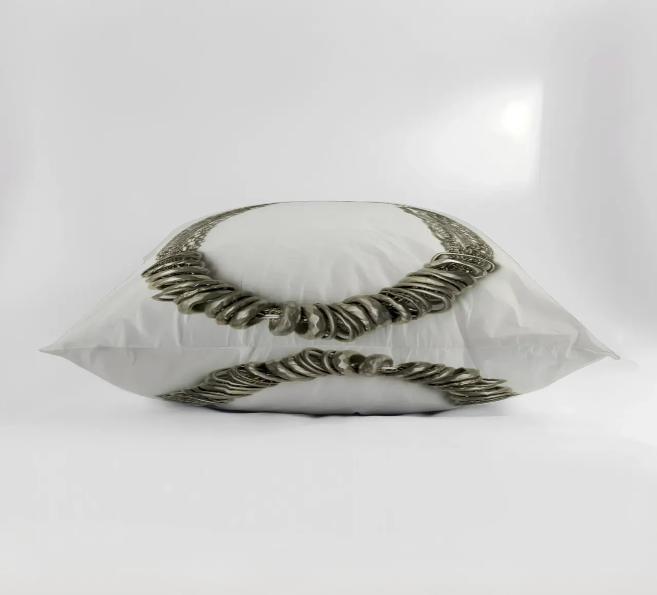 Collana in argento mongolo cuscino da Teresa André