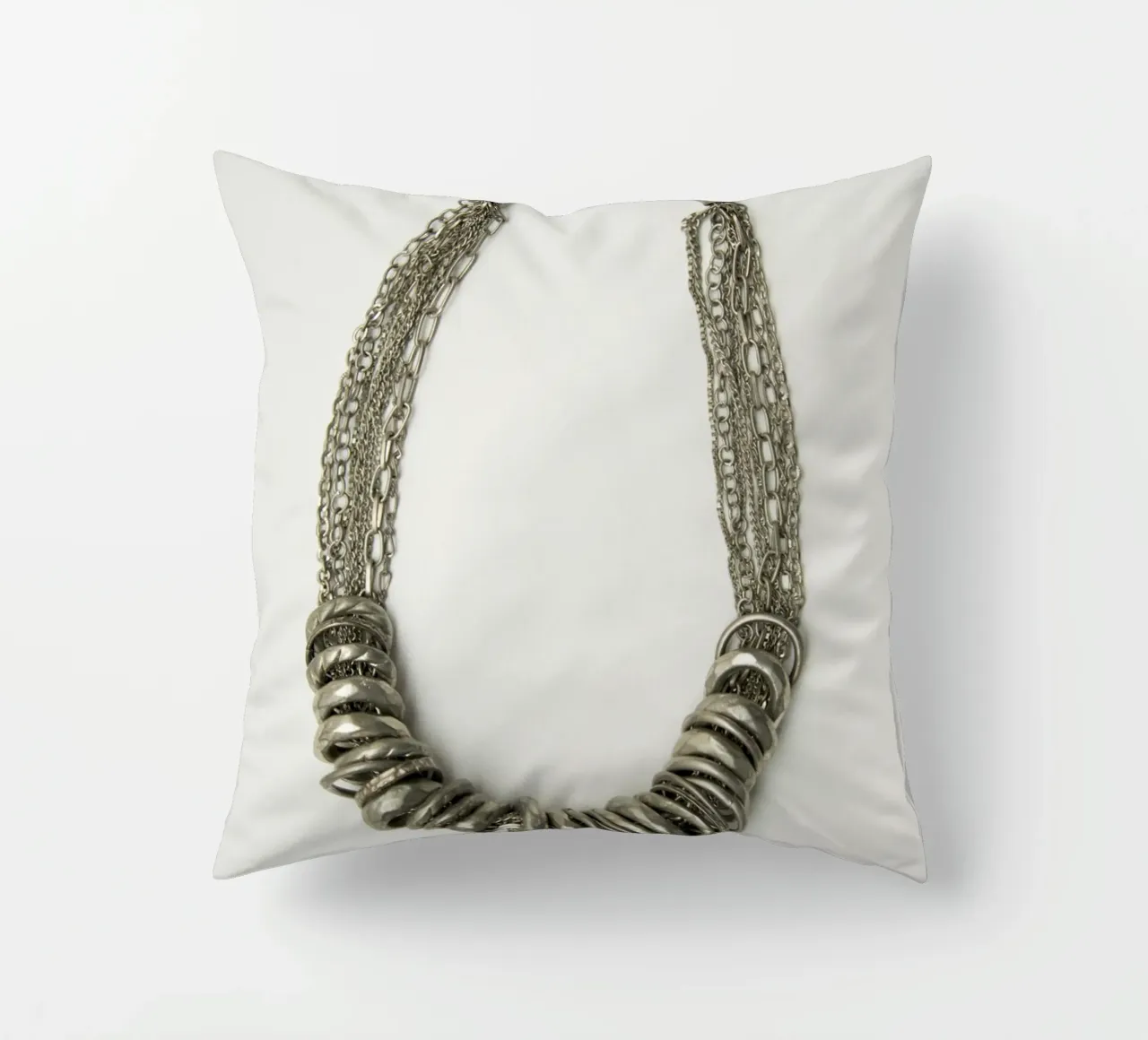Collana in argento mongolo cuscino da Teresa André