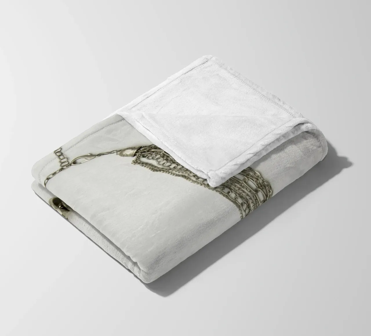 Collana in argento mongolo coperta in pile da Teresa André