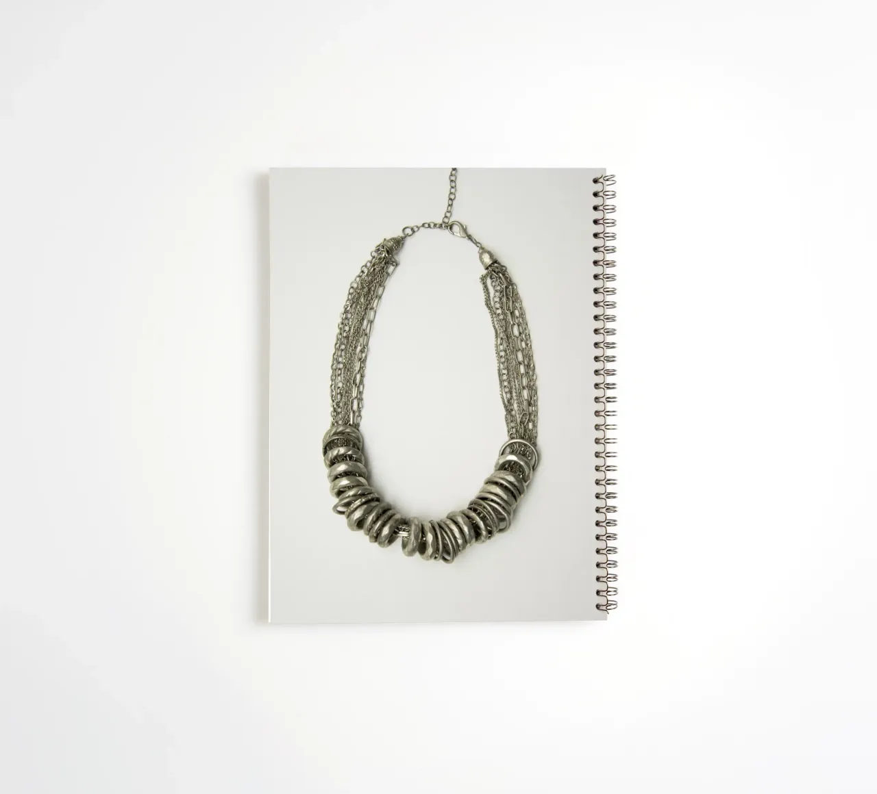 Collana in argento mongolo diario ad anelli da Teresa André