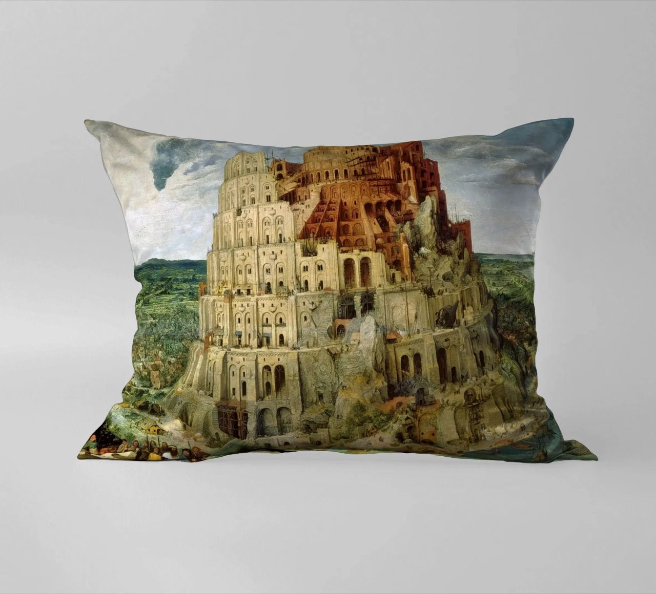 Pieter Brueghel l'Ancien - Tour de Babel coussin de ARTOTHEK
