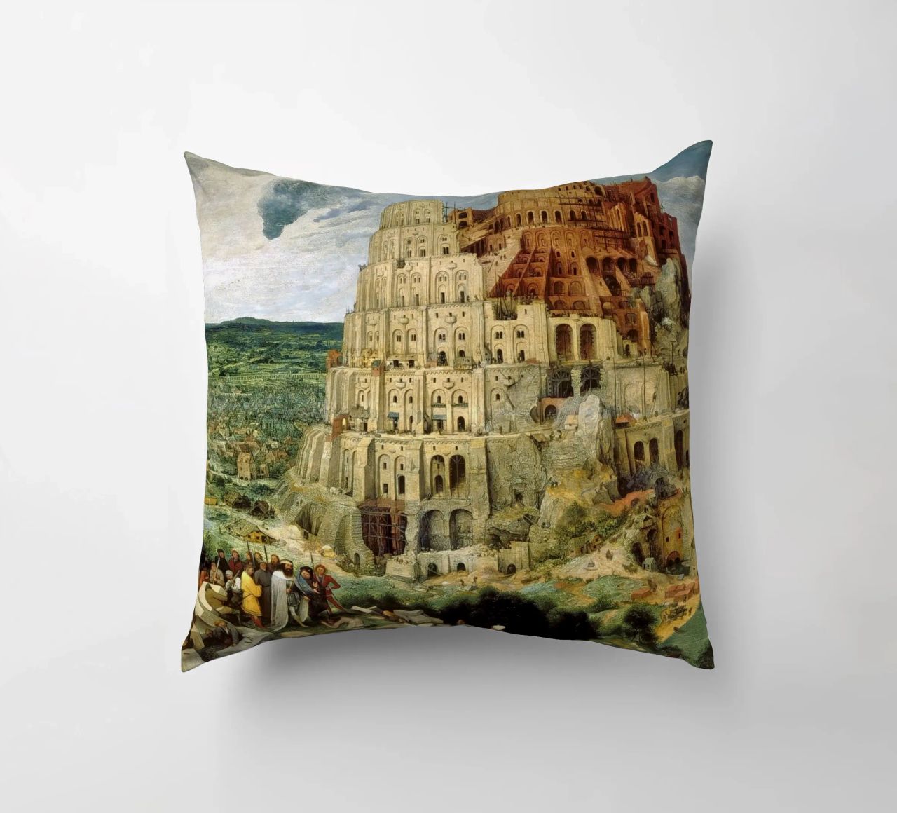 Pieter Brueghel l'Ancien - Tour de Babel coussin de ARTOTHEK