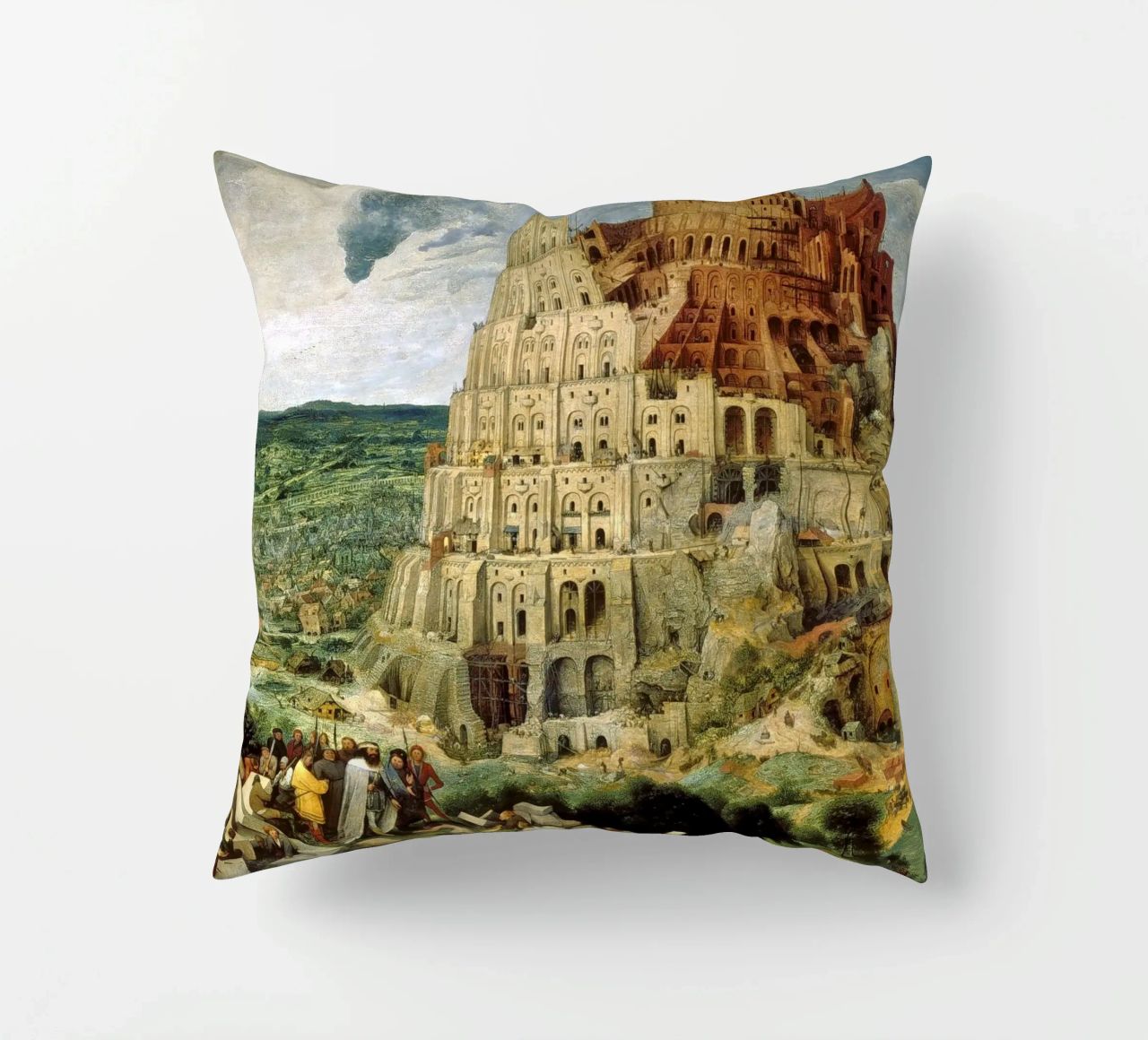 Pieter Brueghel l'Ancien - Tour de Babel coussin de ARTOTHEK