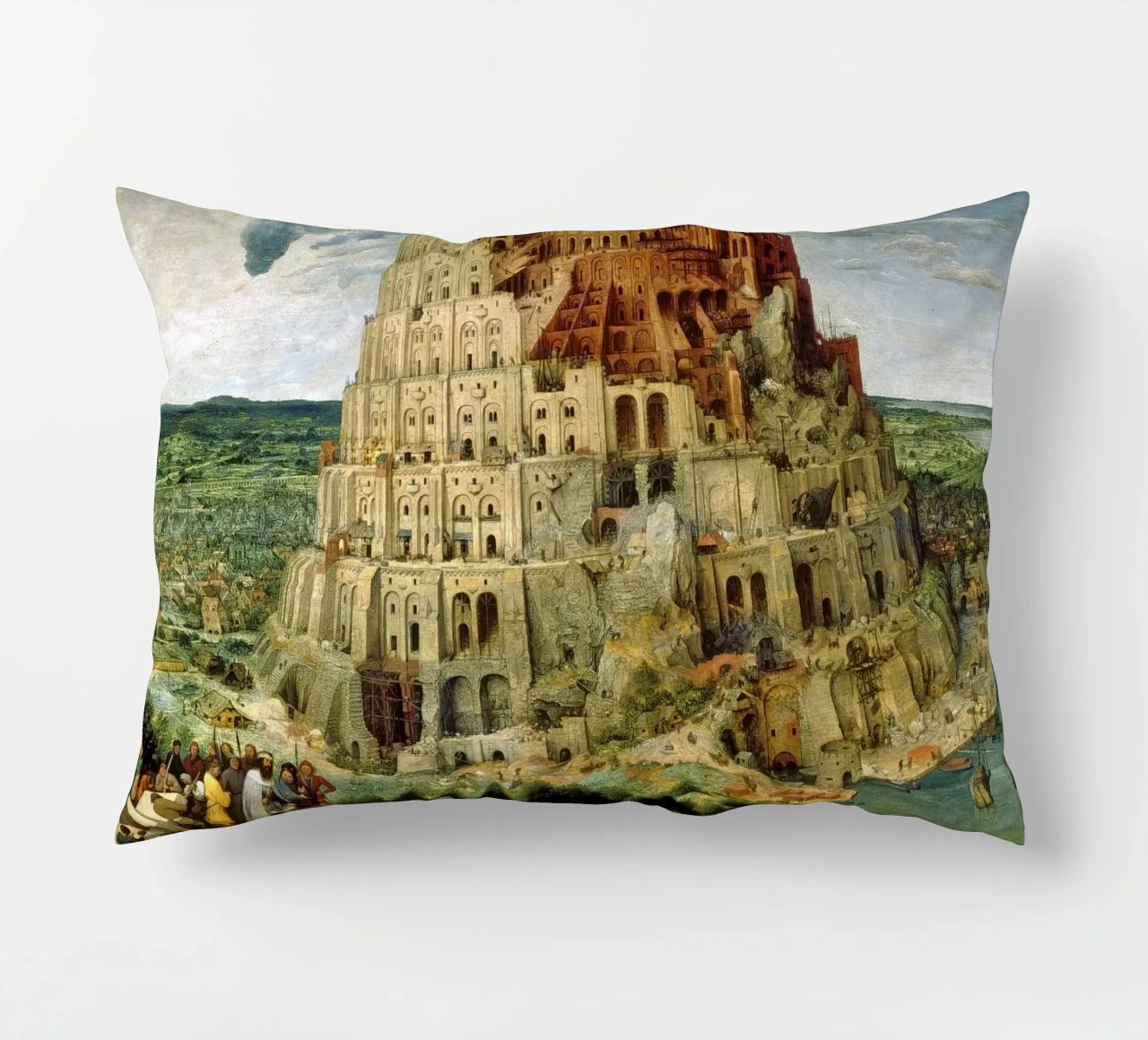 Pieter Brueghel l'Ancien - Tour de Babel coussin de ARTOTHEK