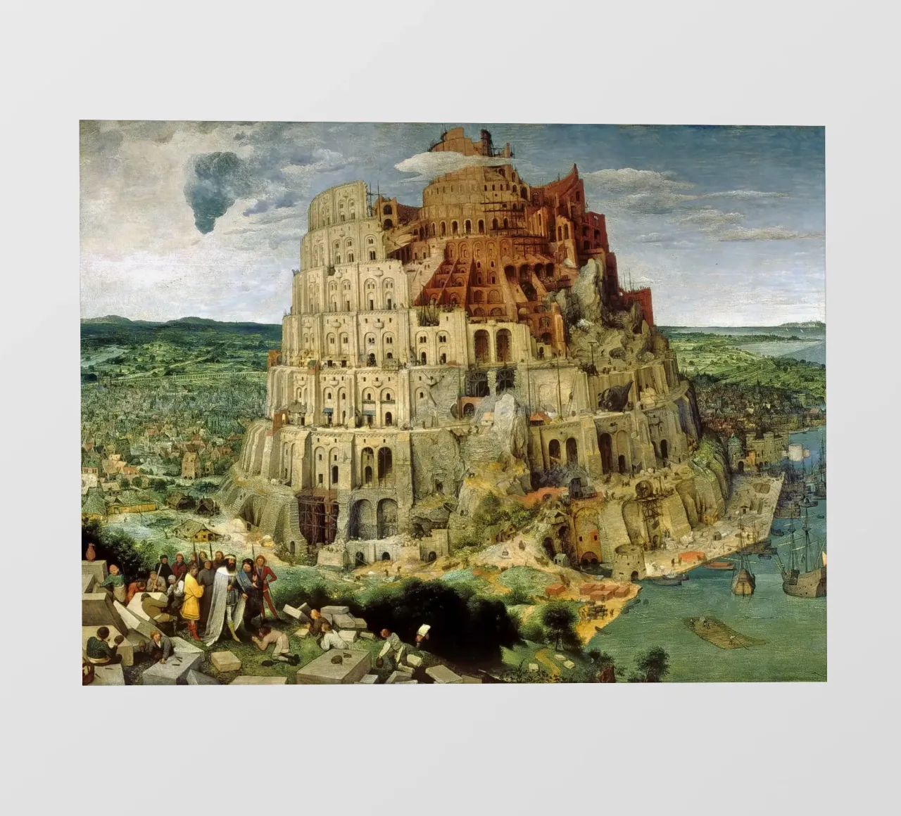 Pieter Brueghel il vecchio - Torre di Babele telo in pvc da ARTOTHEK