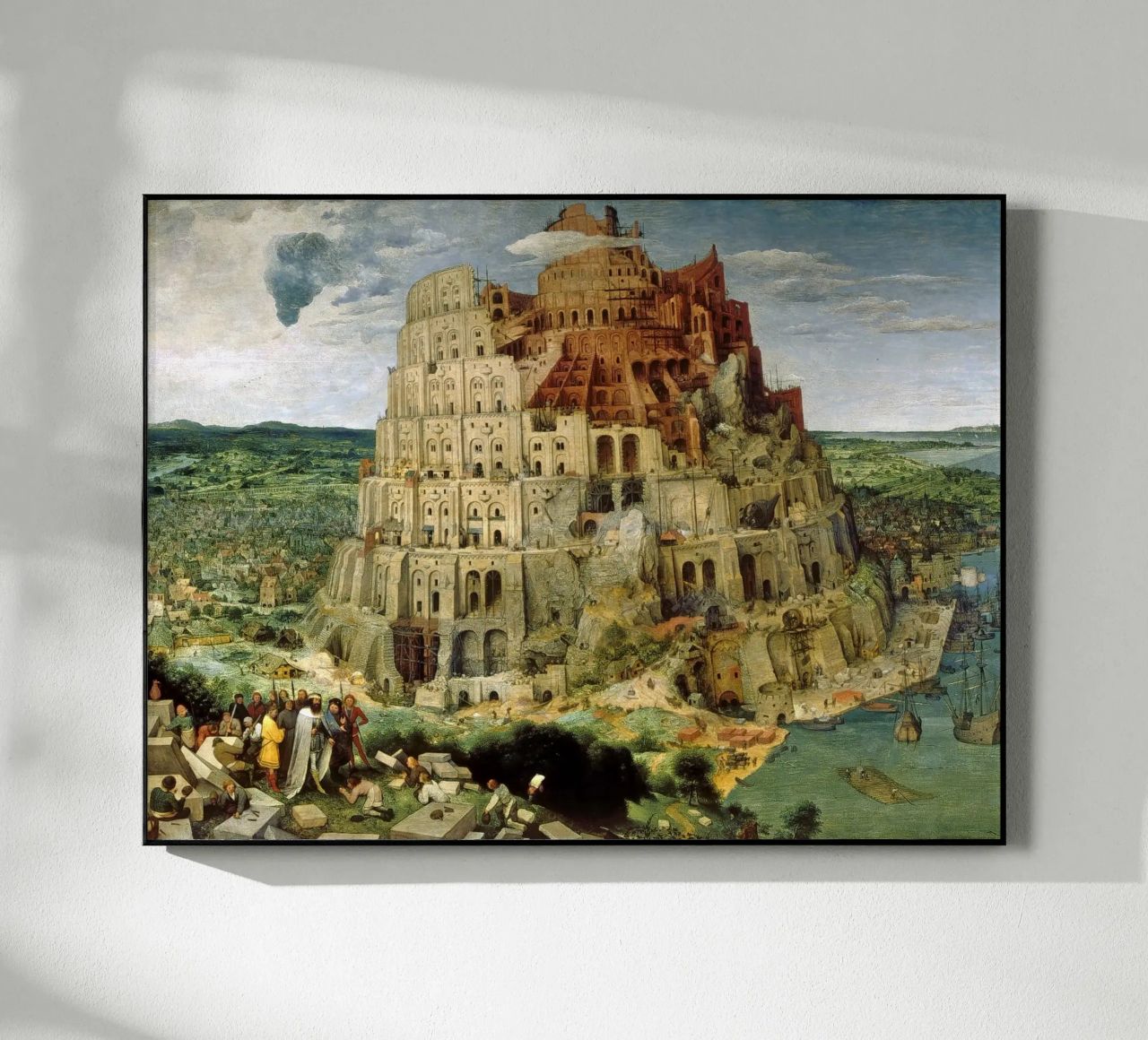 Pieter Brueghel l'Ancien - Tour de Babel plexiglas de ARTOTHEK