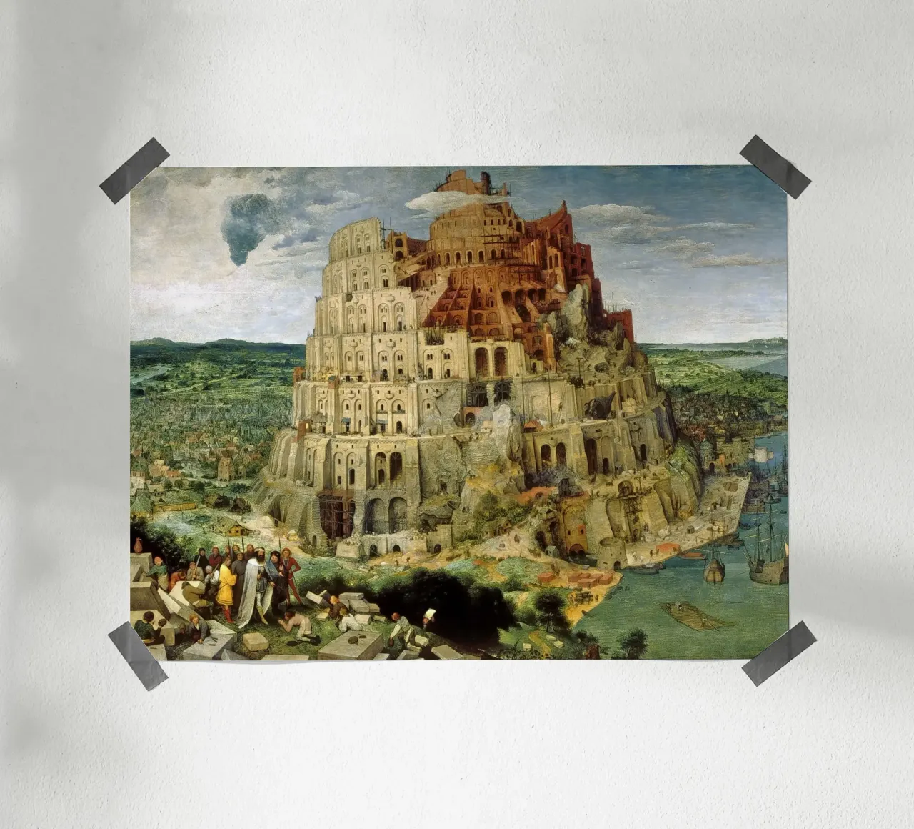 Pieter Brueghel der Ältere - Turmbau zu Babel Hahnemühle von ARTOTHEK