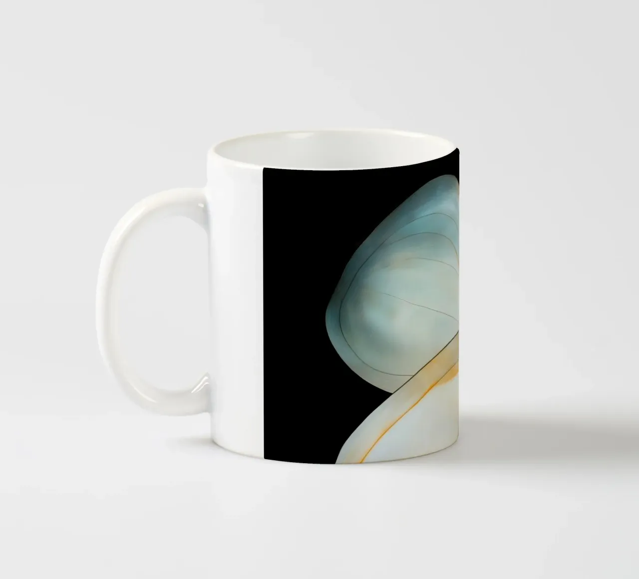 Primo piano di un fiore tazza in ceramica da Imagine