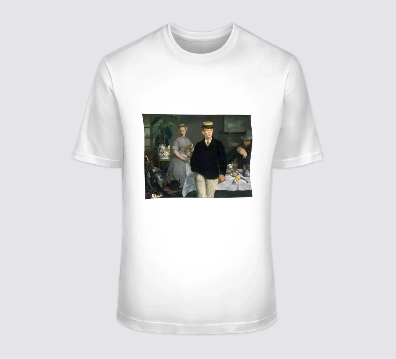 Édouard Manet - Pranzo nello studio t-shirt da ARTOTHEK