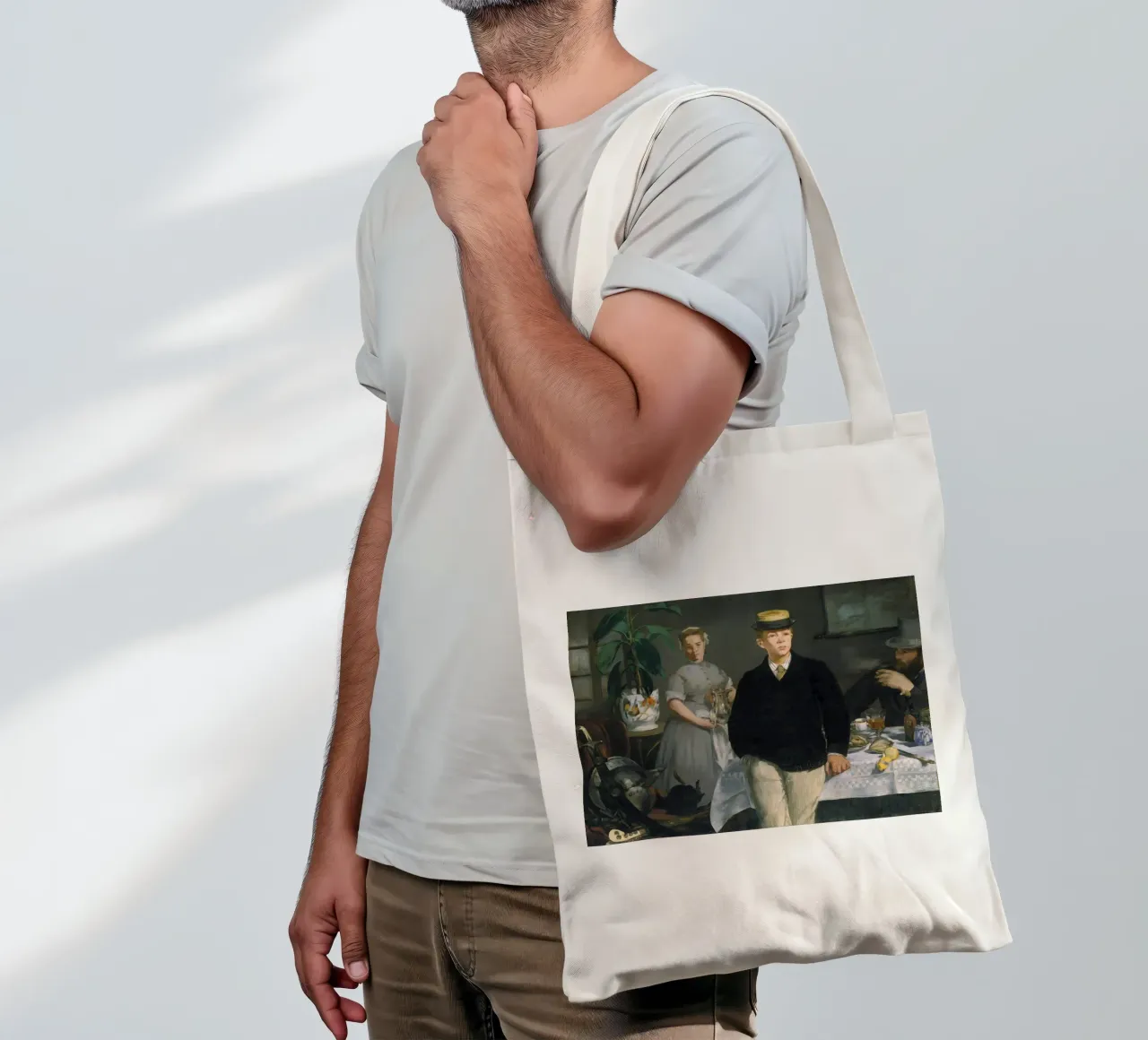 Édouard Manet - Pranzo nello studio borsa in juta da ARTOTHEK
