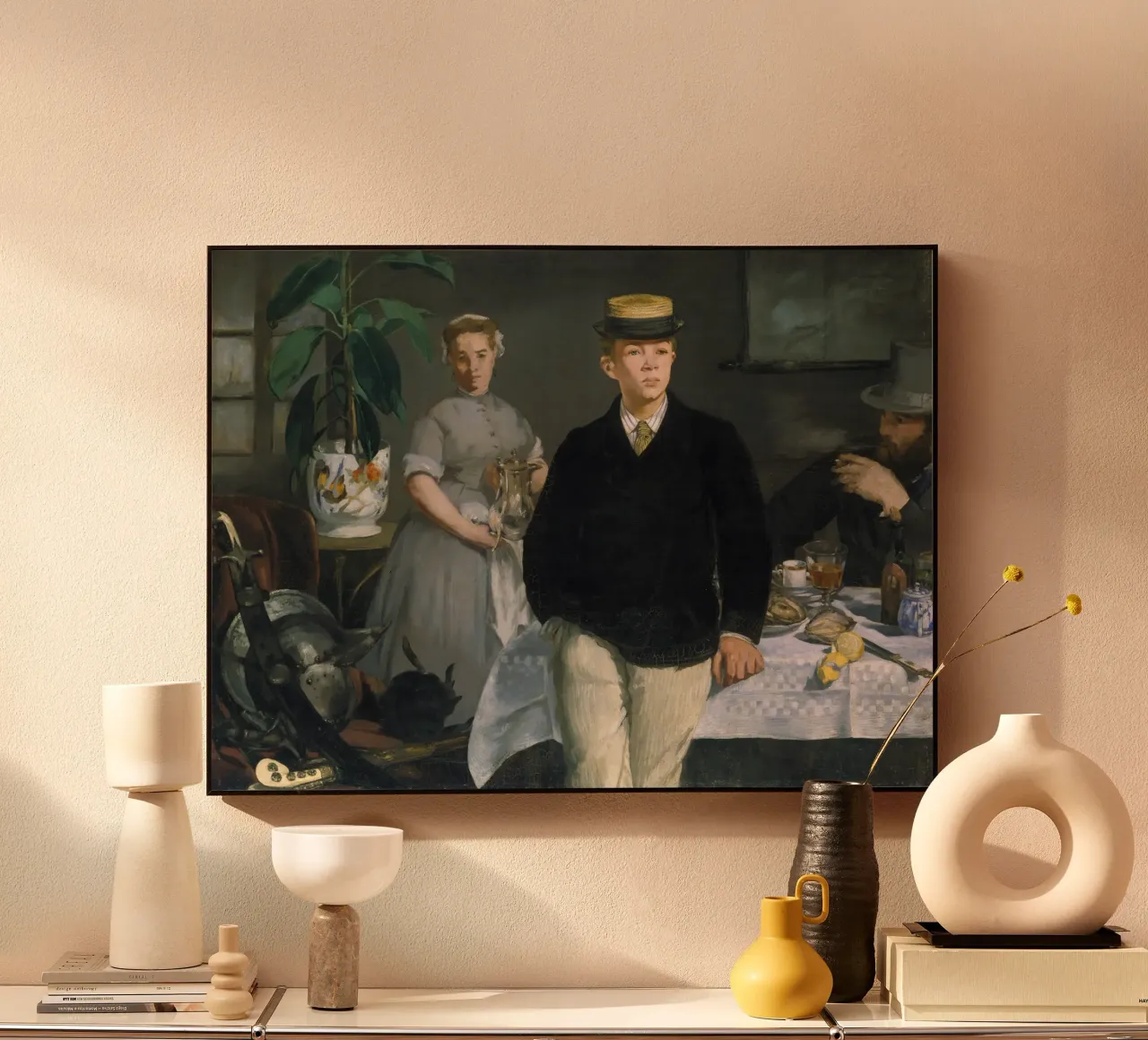 Édouard Manet - Pranzo nello studio plexiglass da ARTOTHEK