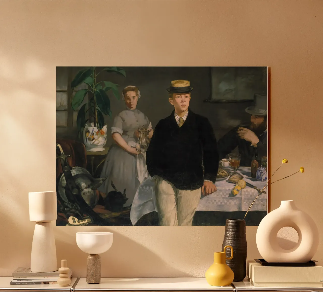 Édouard Manet - Pranzo nello studio plexiglass da ARTOTHEK