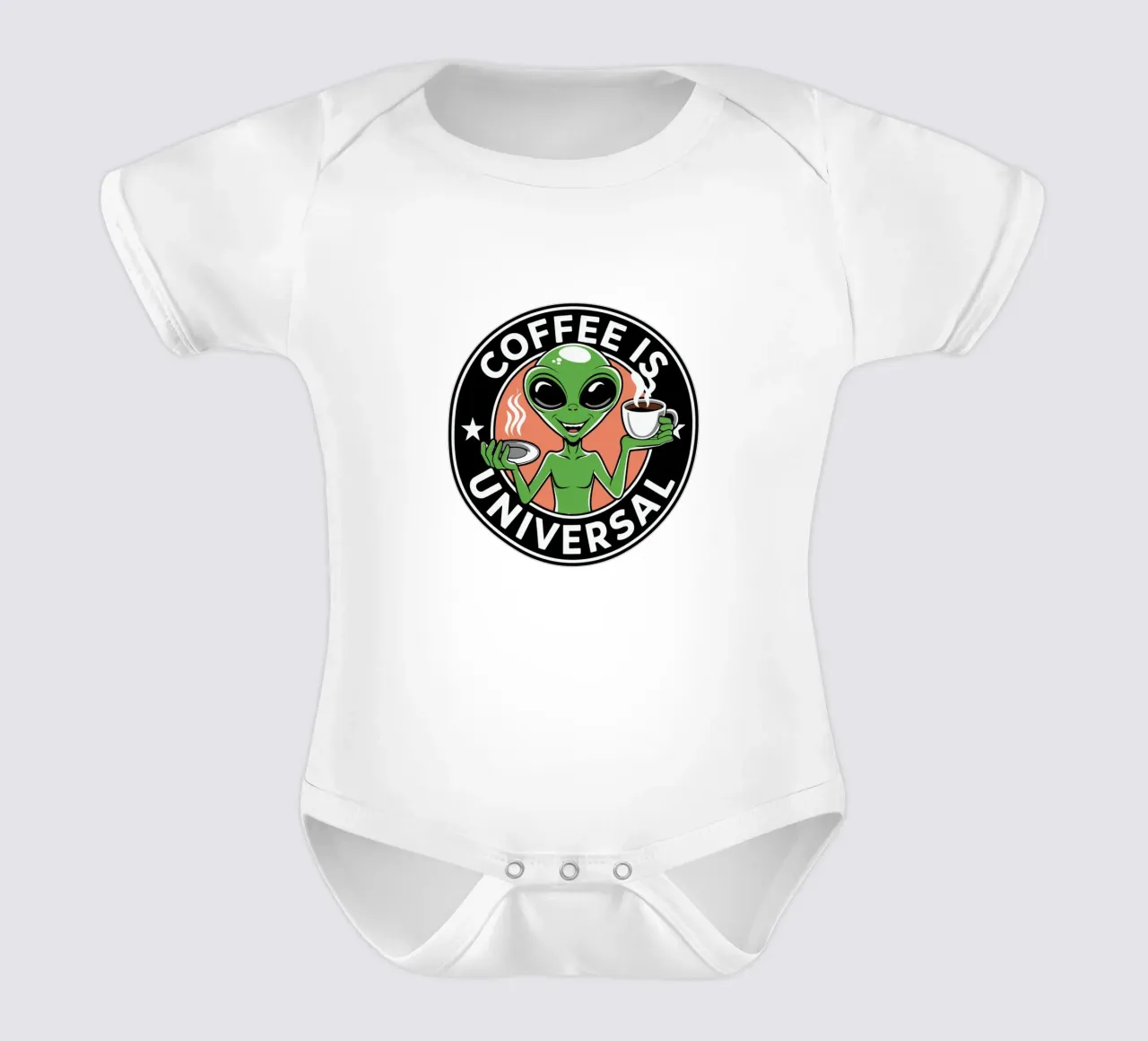 Coffee is Universal body neonato maniche corte da edsonramosart