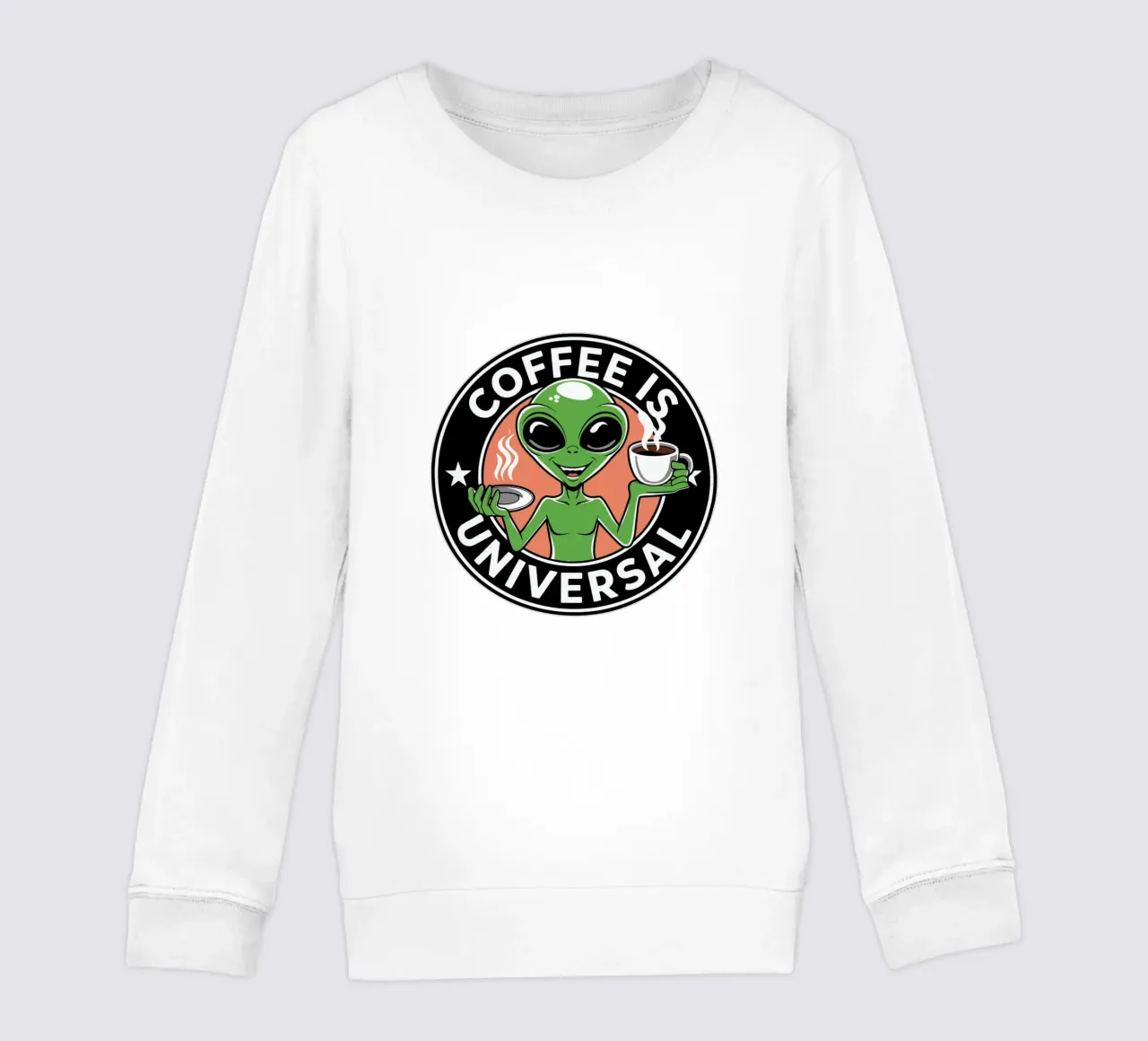 Coffee is Universal felpa bambino da edsonramosart