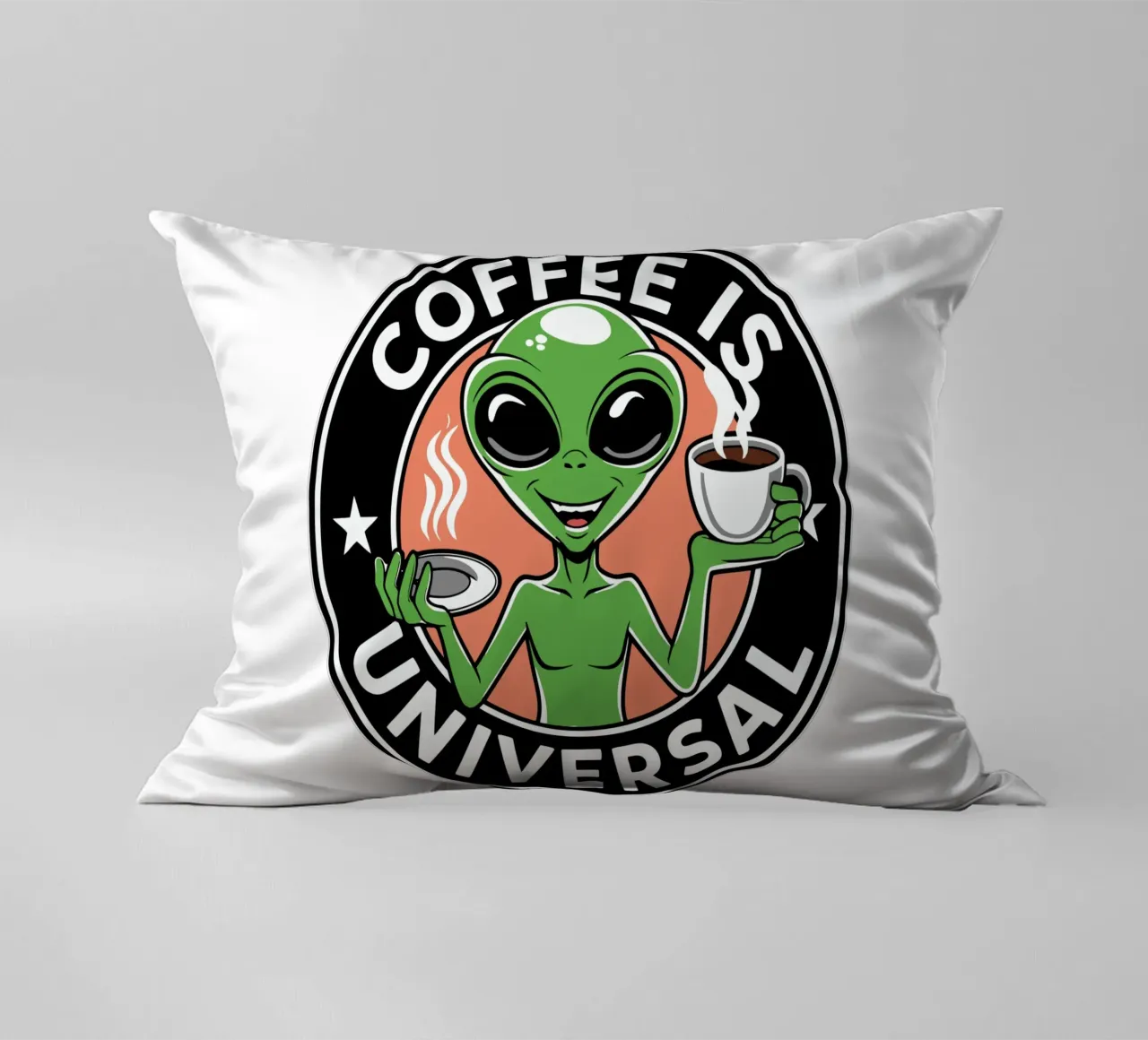 Coffee is Universal cuscino da edsonramosart
