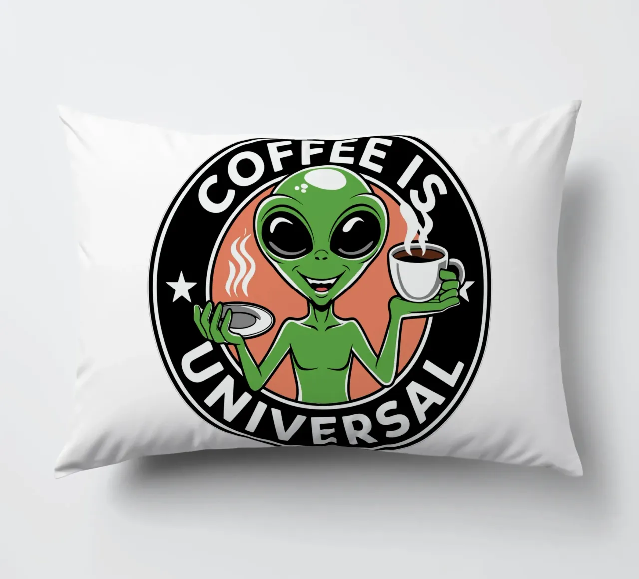 Coffee is Universal cuscino da edsonramosart