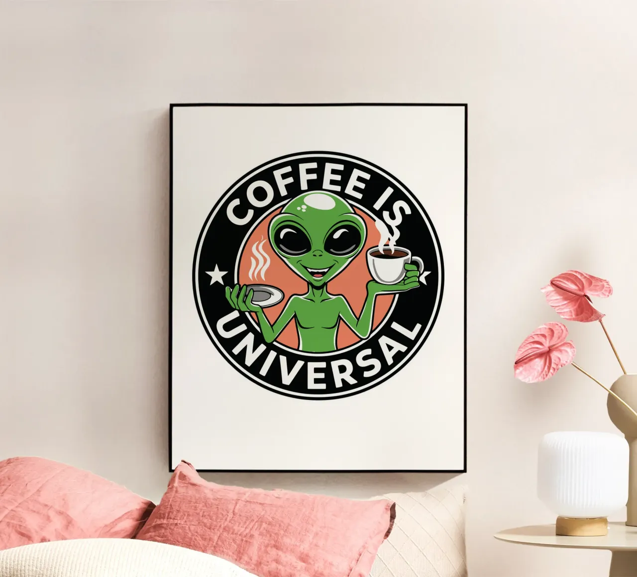 Coffee is Universal plexiglass da edsonramosart