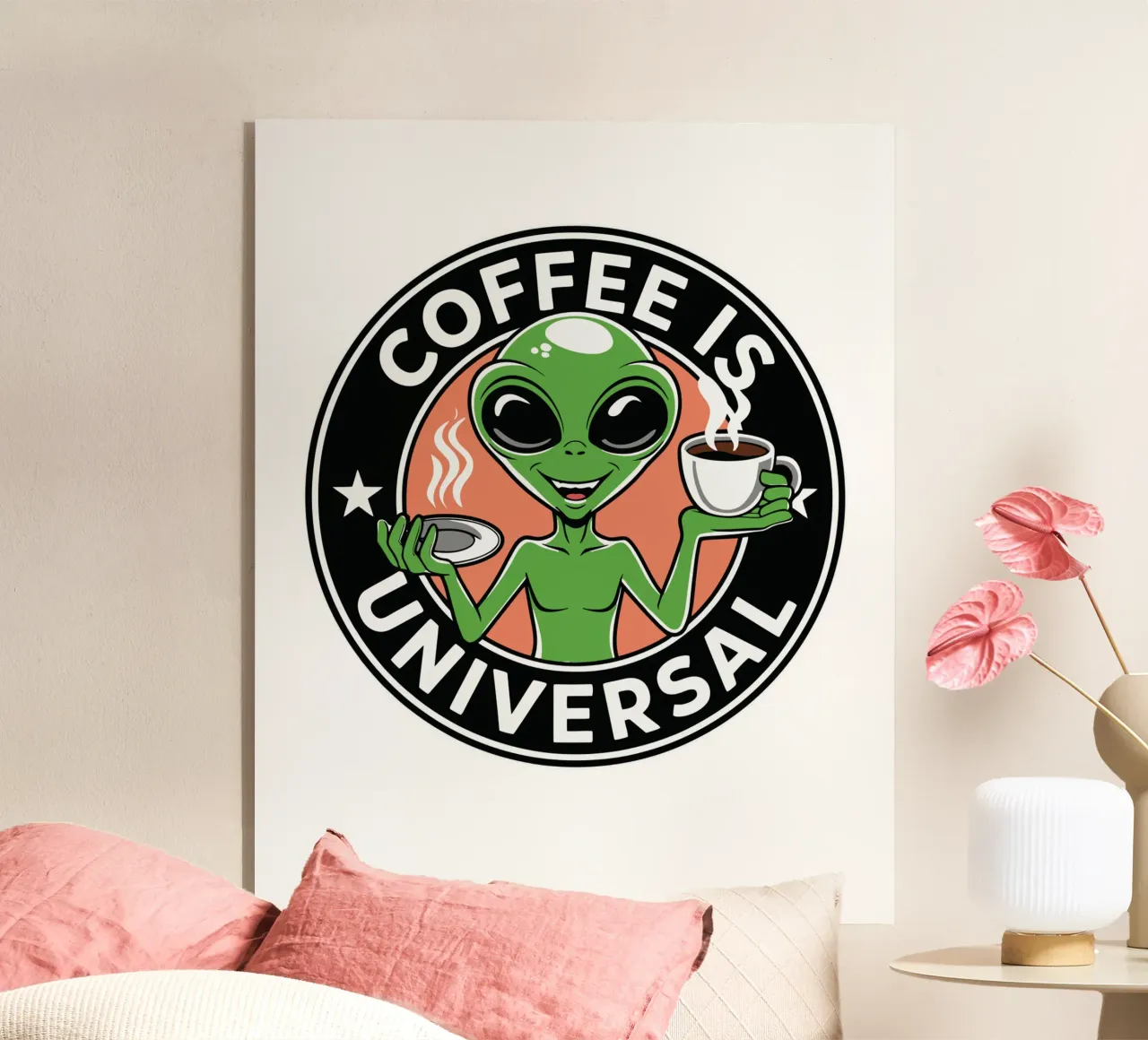 Coffee is Universal plexiglass da edsonramosart